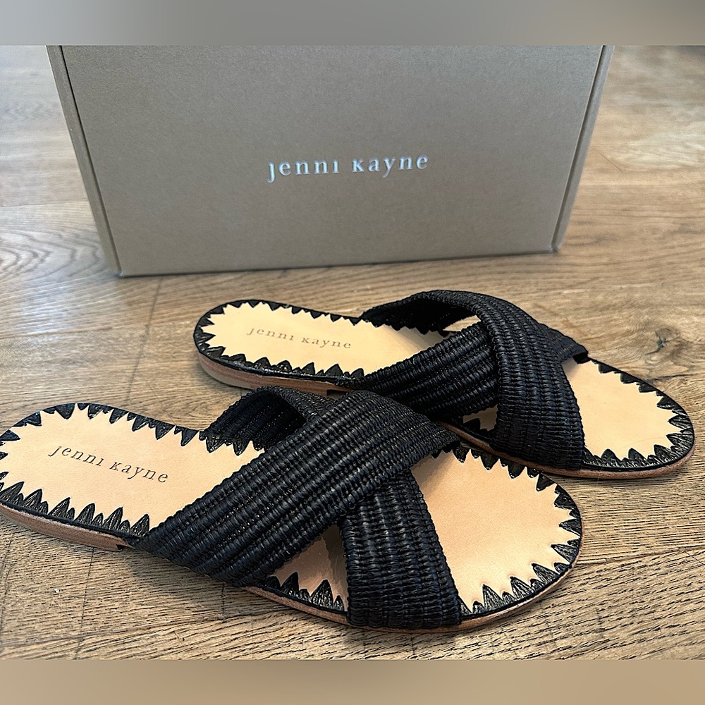 NEW Jenni Kayne Raffia Sandals